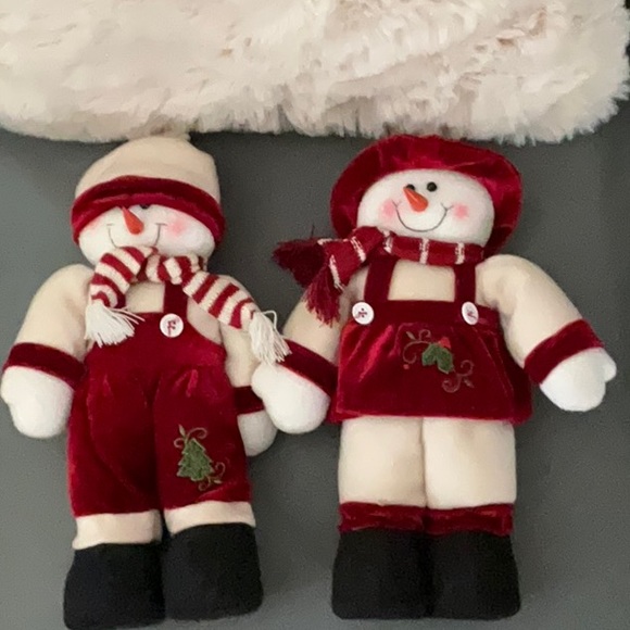 💜 EUC Snowman Couple 2008 Prima Creations 12” - Picture 9 of 10